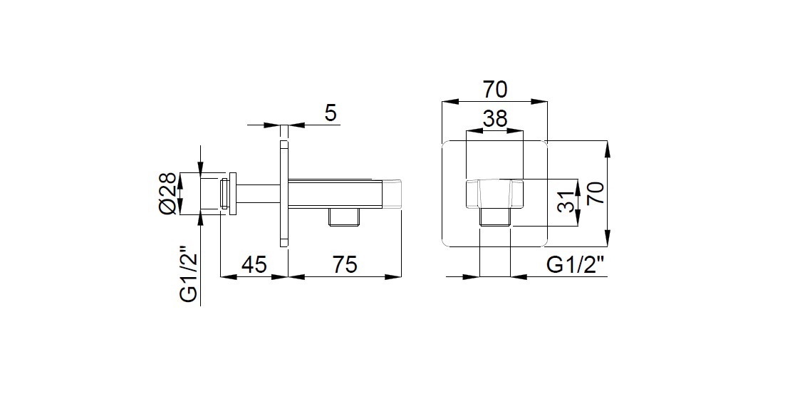 Душова система Azure Optimal (15680721) хром, Adell - Зображення 1867566-8f247.jpg