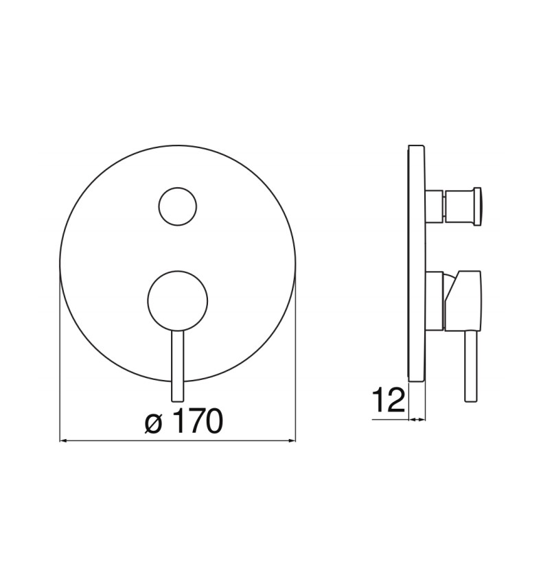 Смеситель для душа Live Velvet Black (LV00100-EBM), Nobili - Зображення 1869482-a32d8.jpg