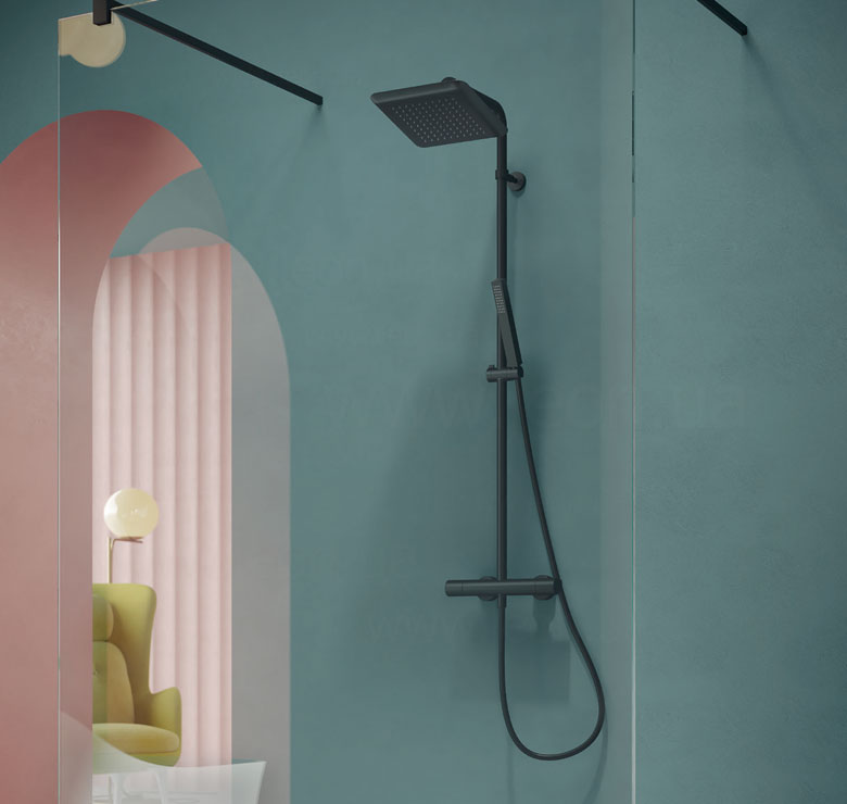 Душова система Seven Velvet Black (SE124030-30BM), Nobili - Зображення 1869582-79508.jpg