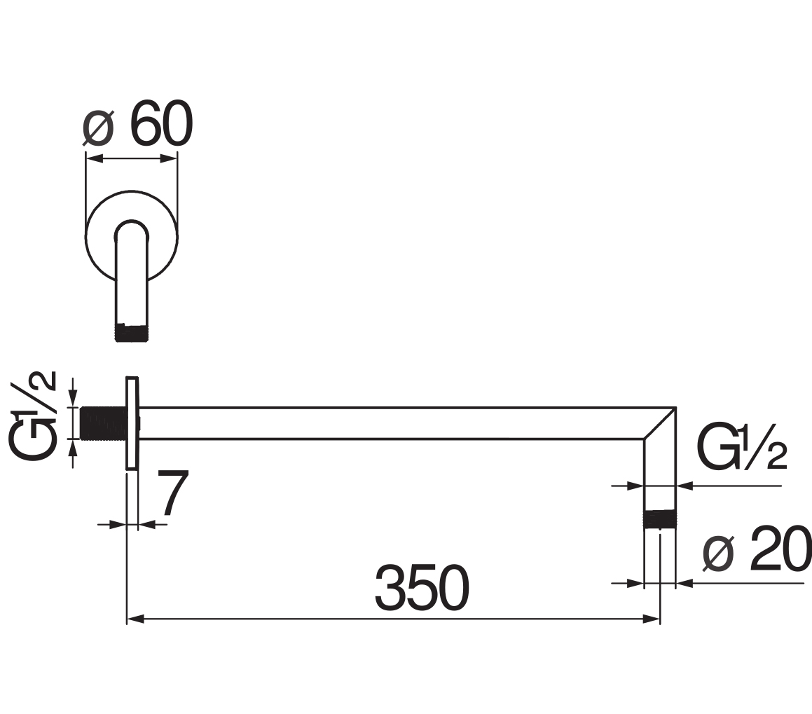 Душовий кронштейн Red Canyon PVD (AD138-44RCP), Nobili - Зображення 1869747-fb5c8.jpg