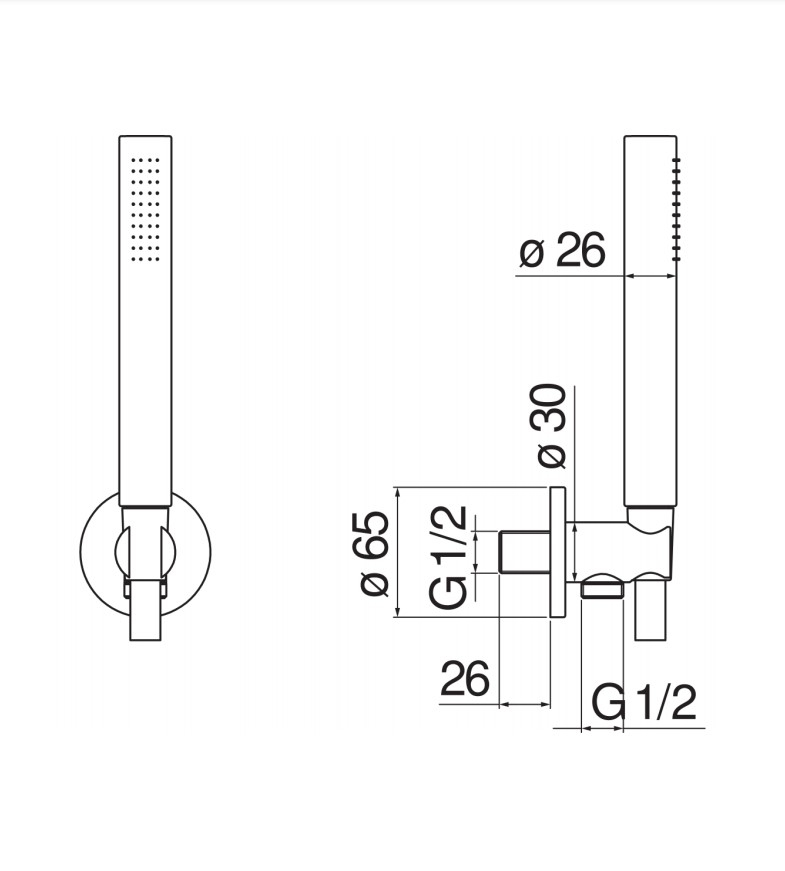 Душовий набір Red Canyon PVD (AD146-32RCP), Nobili - Зображення 1869757-146e1.jpg