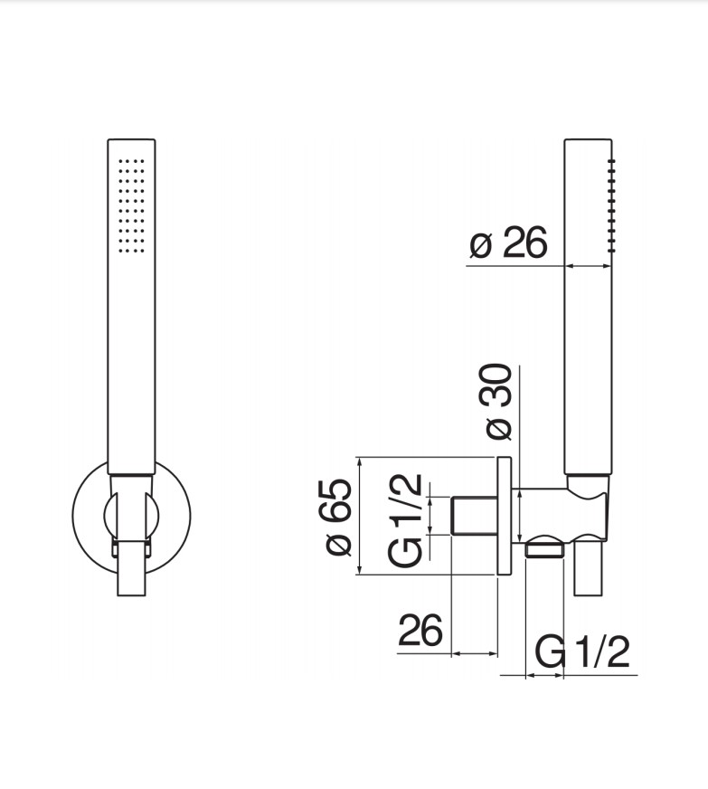 Душовий набір (AD146-32CR), Nobili - Зображення 1869792-56dc0.jpg