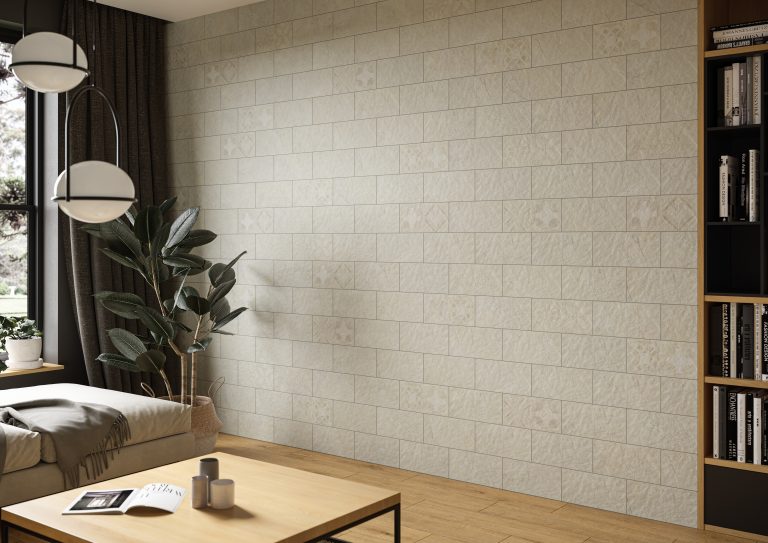 Плитка фасадна Torstone Bianco Decor 148x300x9 Cerrad - Зображення 1871352-925e5.jpg