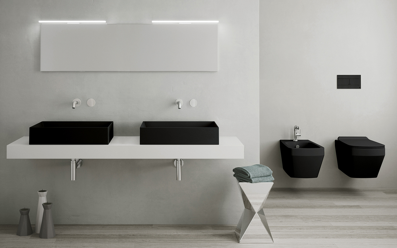 Умивальник AG 60 Agile (AG60NM) Black matt SIMAS - Зображення 1872938-30822.jpg