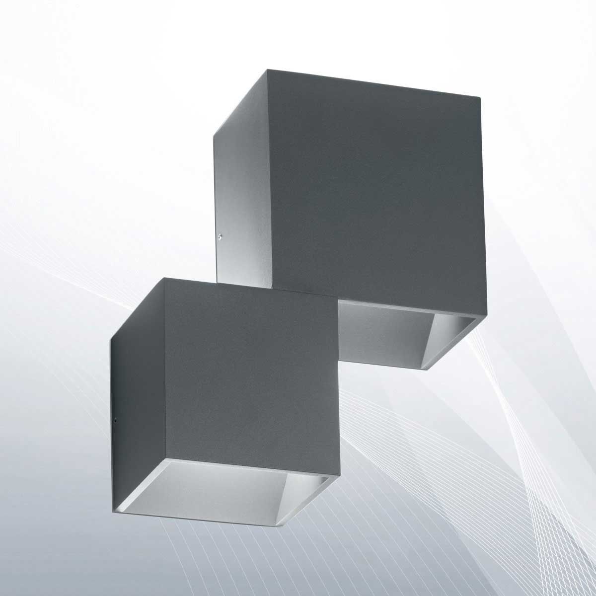 Світильник вуличний RUBIK AP2 ANTRACITE 4000K (187341), IDEAL LUX - Зображення