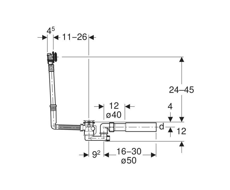 Сифон для ванни 150.710.21.6 Geberit - Зображення 187353969-24c45.jpg
