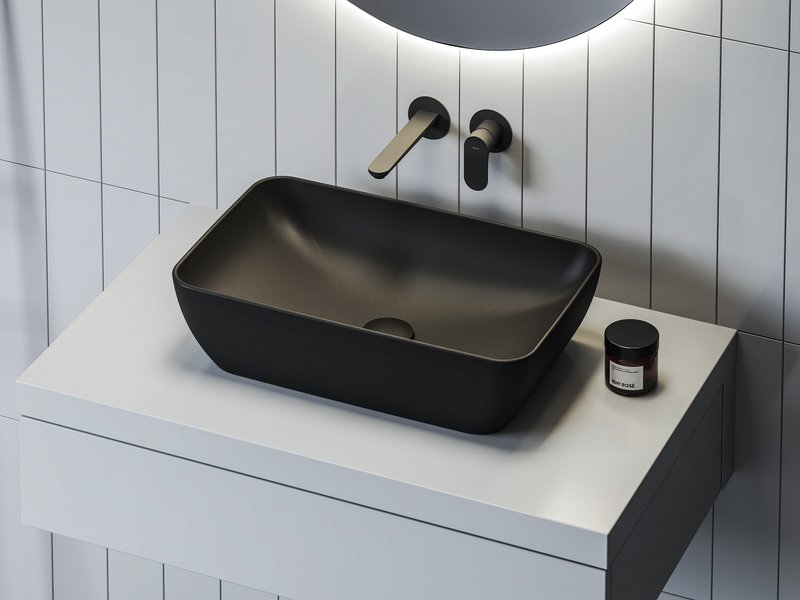 Умивальник UNI 500 R Slim Black matt RAVAK - Зображення 187353970-6f7d0.jpg