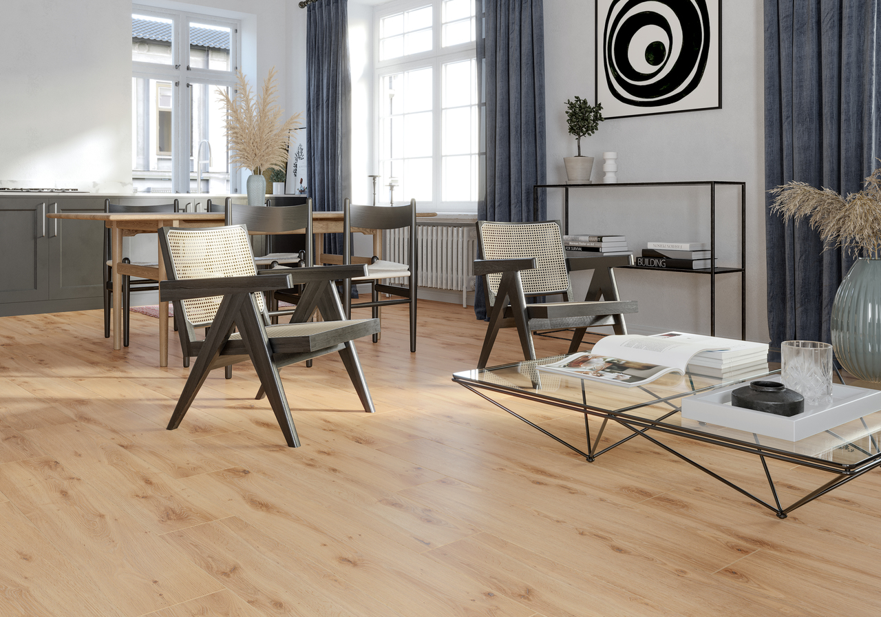 Плитка керамогранітна Stark Wood бежевий RECT 300x1200x10 Golden Tile - Зображення 1874365-1206f.jpg