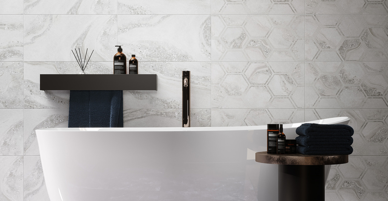 Плитка стінова Fusion сірий 300x600x9 Golden Tile - Зображення 1874815-fd3c8.jpg