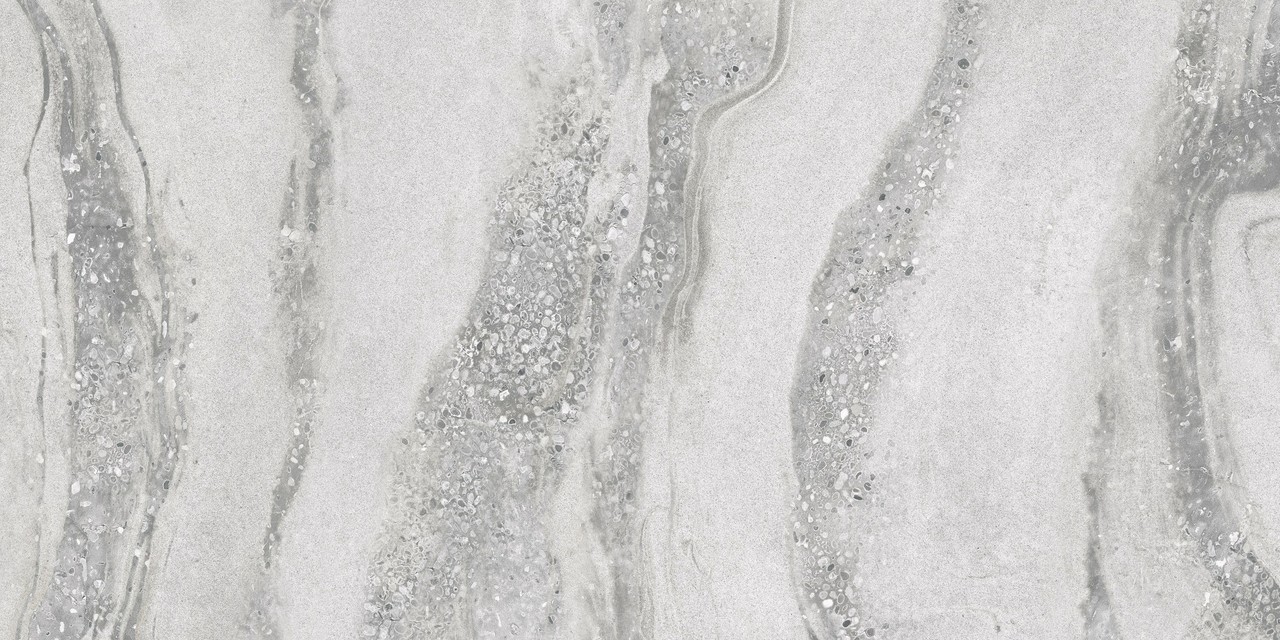 Плитка керамогранитная Fusion серый RECT 600x1200x10 Golden Tile - Зображення