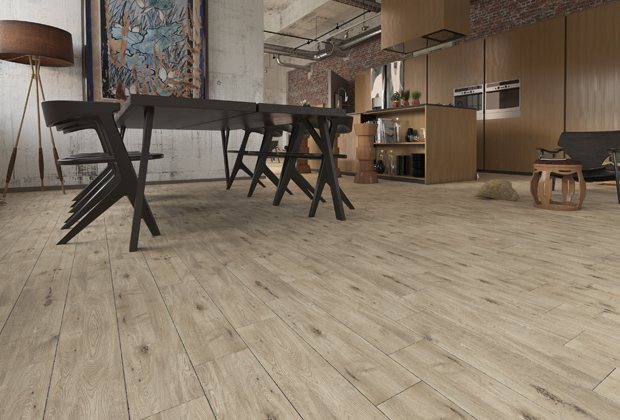 Плитка керамогранітна Alpina Wood бежевий RECT 198x1198x10 Golden Tile - Зображення 1874840-2ebc8.jpg