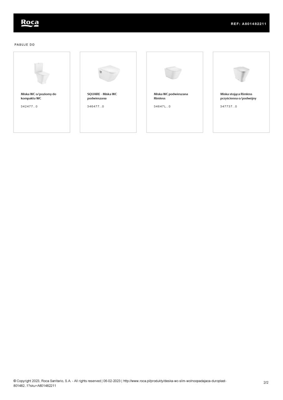 Кришка для унітаза Gap Slim soft-close A801482211 Roca - Зображення 1875621-c9194.jpg