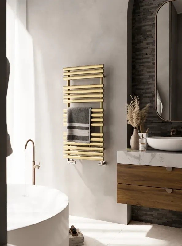 Полотенцесушитель 1360x520 Rolo Towel WGROT136052KBRASX Terma - Зображення 187572248-ee5ed.jpg