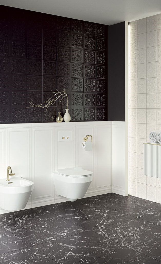 Плитка стінова Classy Chic Nero C STR 198x198x7,7 Paradyz - Зображення 1876041-082fb.jpg