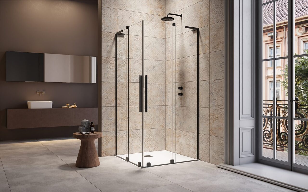 Душова кабіна (половина) Furo SL KDD 120 R Black RADAWAY - Зображення 187645251-78046.jpg