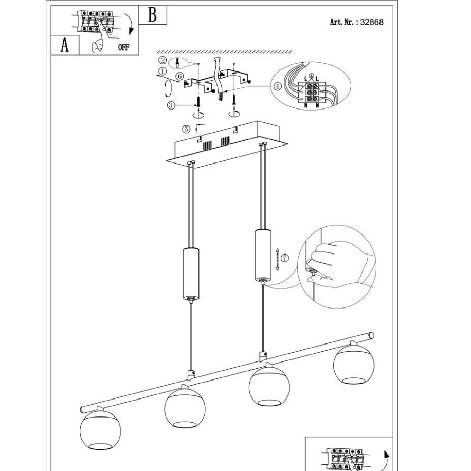 Люстра  BORRIOL LED (32868), EGLO - Зображення 1876548-f8989.jpg