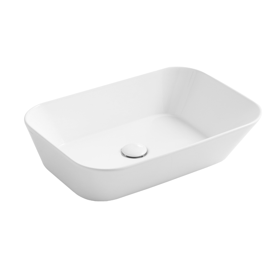 Умивальник WA 04 Wave (WA04) Glossy white SIMAS - Зображення