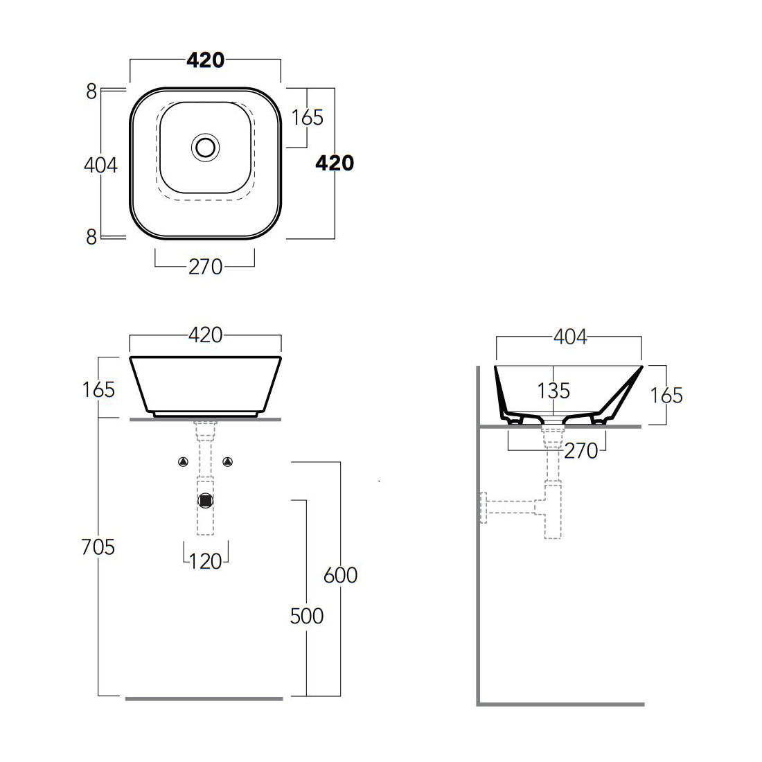 Умивальник WA 03 Wave (WA03) Glossy white SIMAS - Зображення 1876816-82661.jpg