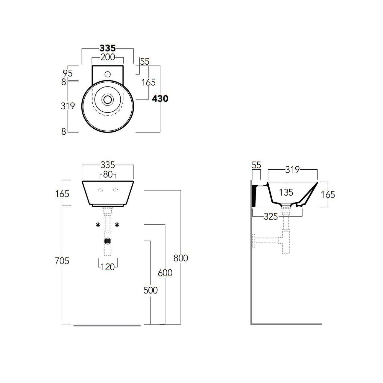 Умивальник WA 05 Wave (WA05) Glossy white SIMAS - Зображення 1876866-ef224.jpg