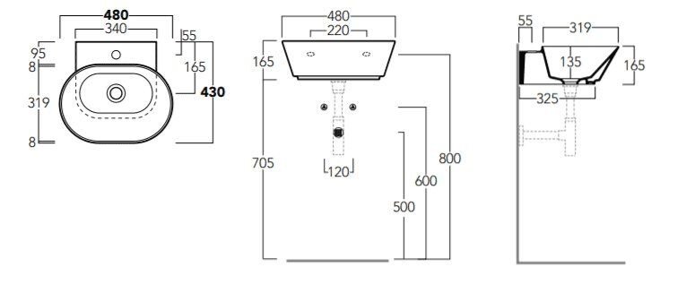 Умивальник WA 06 Wave (WA06) Glossy white SIMAS - Зображення 1876871-2f9c7.jpg