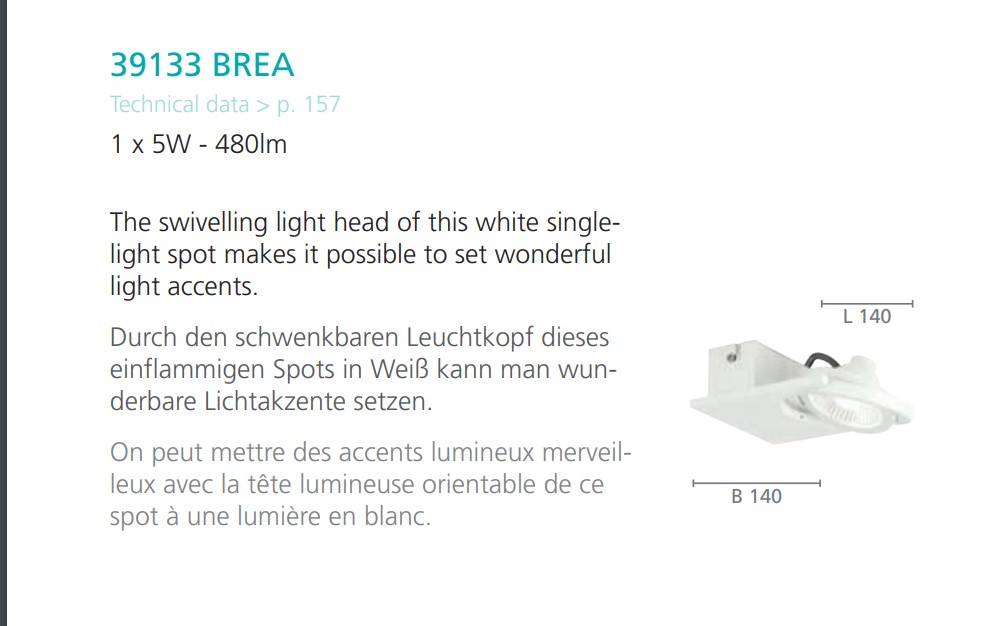 Спот BREA LED (39133), EGLO - Зображення 1877589-7737b.jpg