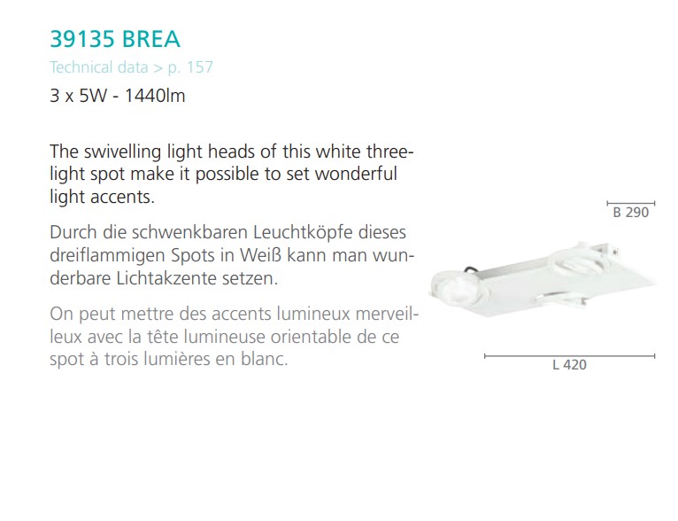 Спот BREA LED (39135), EGLO - Зображення 1877591-13927.jpg