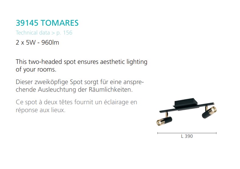 Спот TOMARES LED (39145), EGLO - Зображення 1877594-e7409.jpg