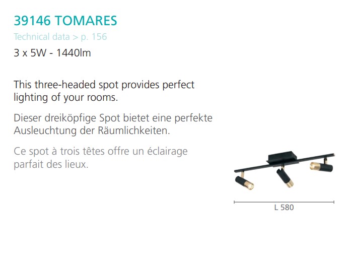 Спот TOMARES LED (39146), EGLO - Зображення 1877595-98687.jpg