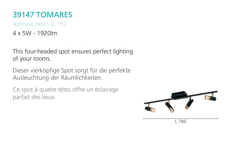 Спот TOMARES LED (39147), EGLO - Зображення 1877596-e77ce.jpg