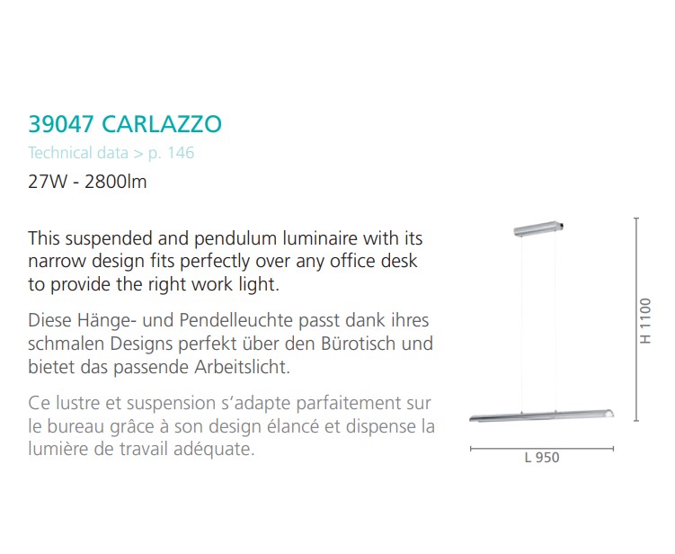 Люстра CARLAZZO LED L-950 CHROM  (39047), EGLO - Зображення 1877612-7279f.jpg