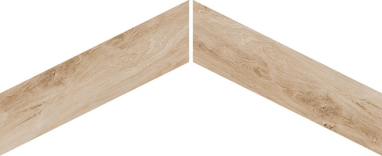 Плитка керамогранітна 015 Nativo Honey Chevron MAT 80x400 Pamesa - Зображення