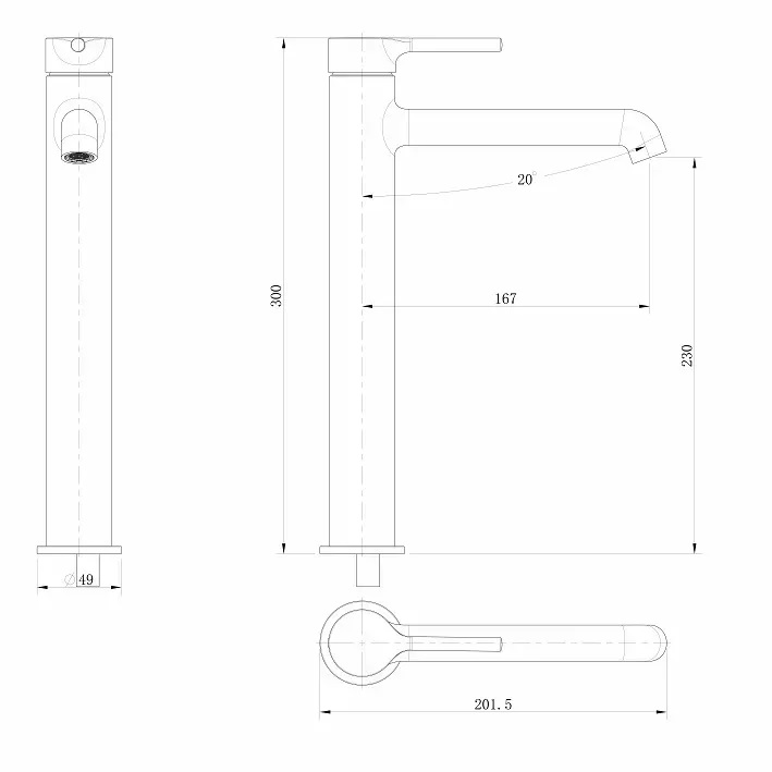 Смеситель для умывальника Diament Chrome 4122-612-00 Armaform - Зображення 187791207-1e984.jpg