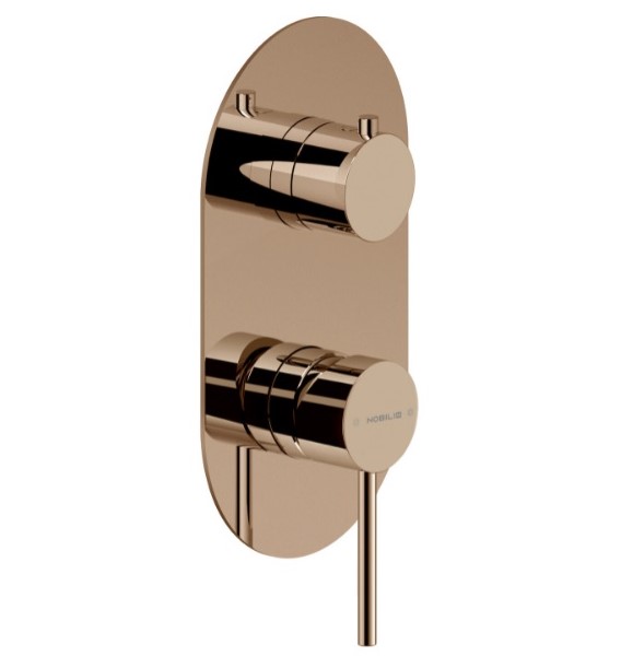 Смеситель для душа Velis Red Canyon PVD (WE81102-VERCP), Nobili - Зображення
