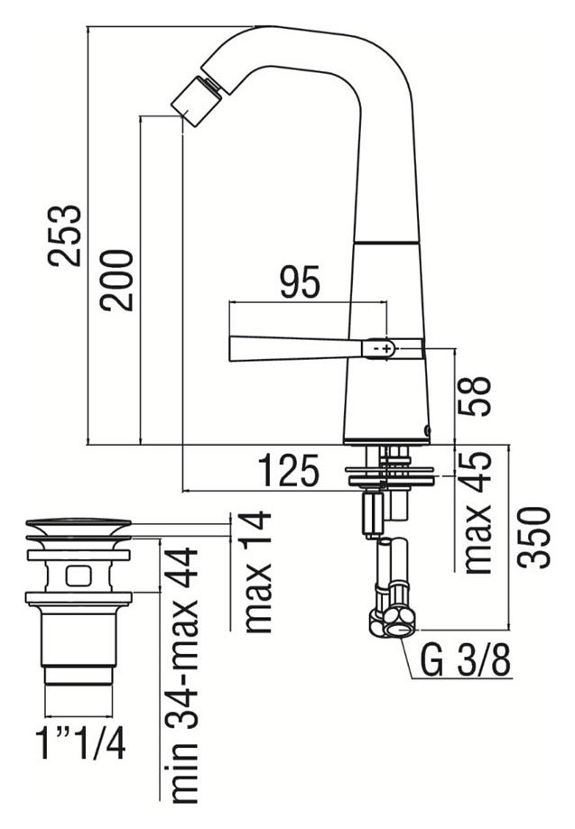 Змішувач для біде Likid (LK00119-2CR), Nobili - Зображення 1878172-aba4f.jpg
