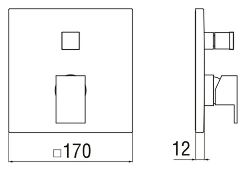 Змішувач для душу Mia (MI102100-ECR), Nobili - Зображення 1878232-34f33.jpg
