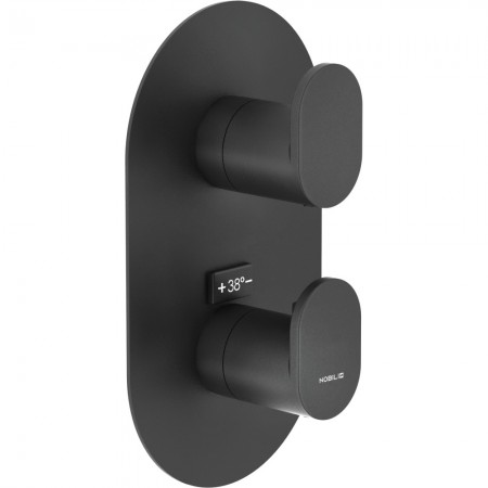 Змішувач для душу UP Velvet Black (UP94102BM), Nobili - Зображення