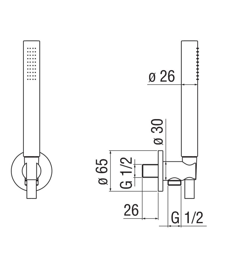 Душовий набір Inox (AD146-32IX), Nobili - Зображення 1878409-54b49.jpg