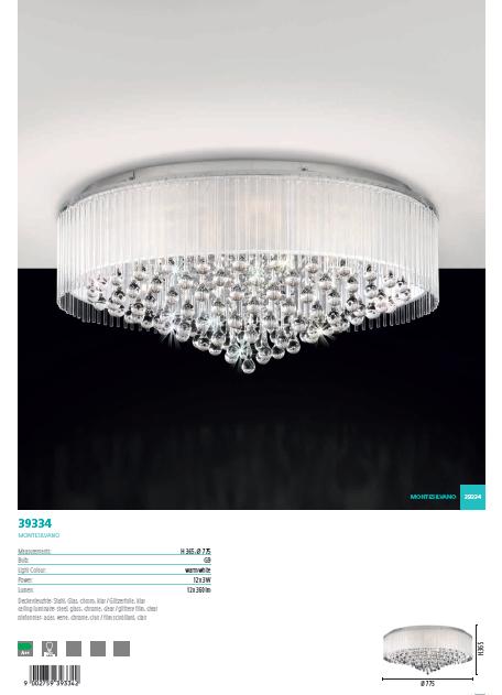 Светильник MONTESILVANO CHROM-KRISTALL (39334), EGLO - Зображення 1878916-c13e2.jpg