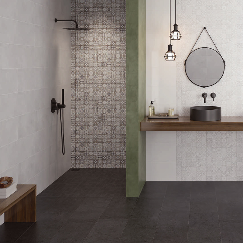 Плитка стінова Sansa Grey Pattern MAT 250x400x8 Cersanit - Зображення 1879034-120c8.jpg