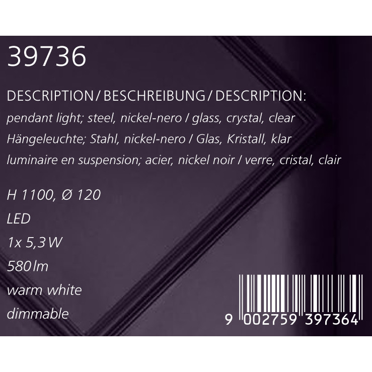 Люстра CABEZOL LED (39736), EGLO - Зображення 1879501-2af7e.jpg