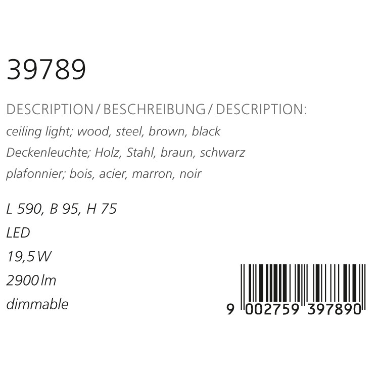 Світильник TERMINI 2 LED (39789), EGLO - Зображення 1879546-6eb97.jpg