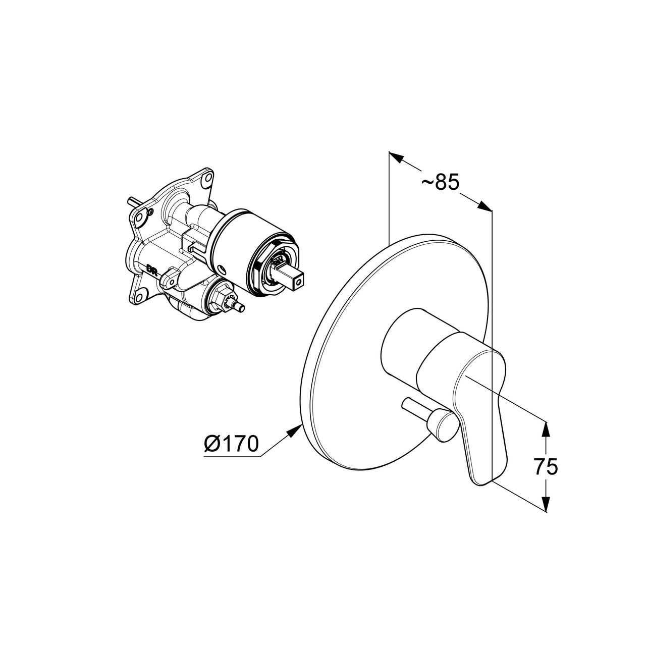 Змішувач Pure&Easy (376500565), Kludi - Зображення 1880510-66dfb.jpg
