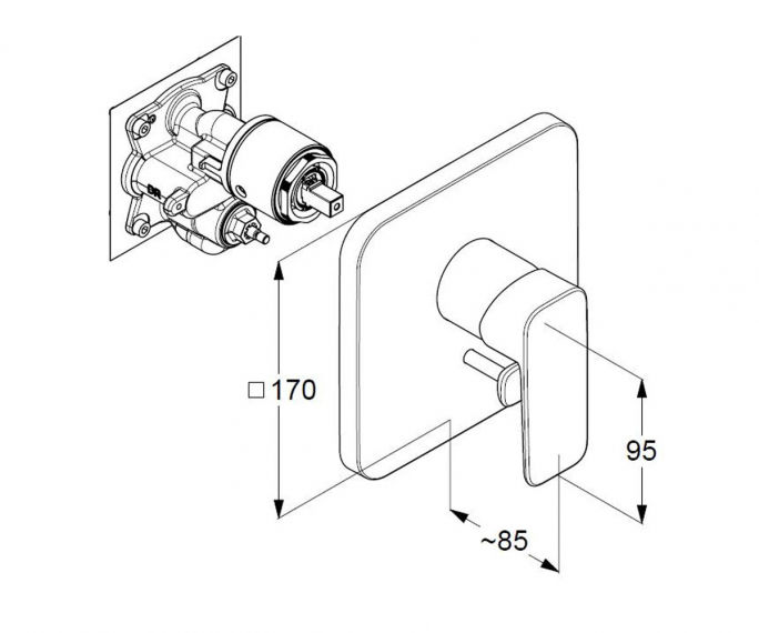 Смеситель Pure&Style (406500575), Kludi - Зображення 1880720-62328.jpg