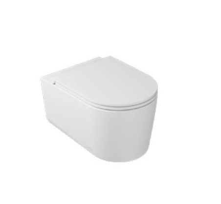 Унітаз підвісний Core Vortex з кришкою soft-close White Gloss GALASSIA - Зображення