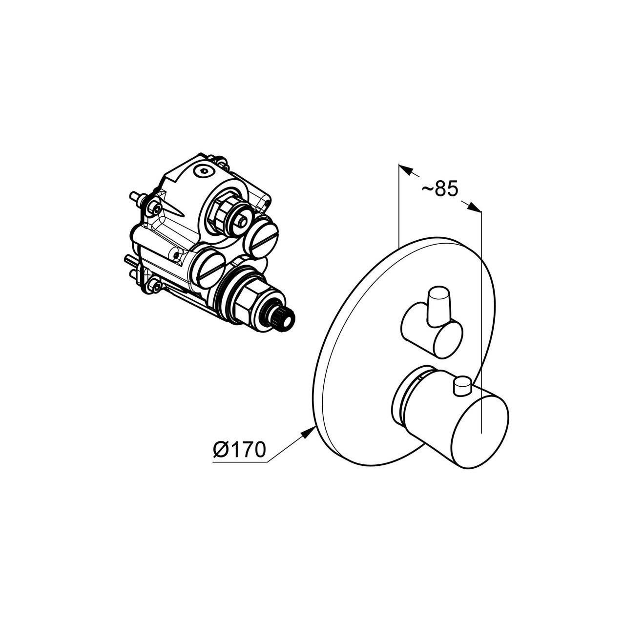 Змішувач для душу Balance (528358775) чорний, Kludi - Зображення 1880942-33192.jpg