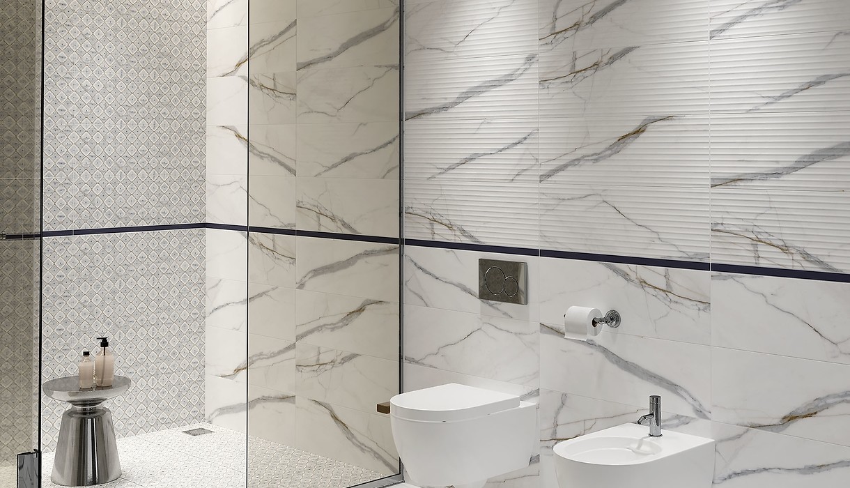 Плитка настенная Blumarine White SATIN 250x750x10 Opoczno - Зображення 1881006-3d50b.jpg