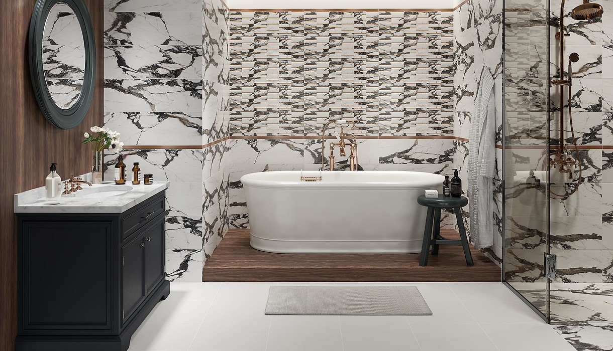 Плитка стінова Crystalline White GLOSSY 250x750x10 Opoczno - Зображення 1881101-74979.jpg