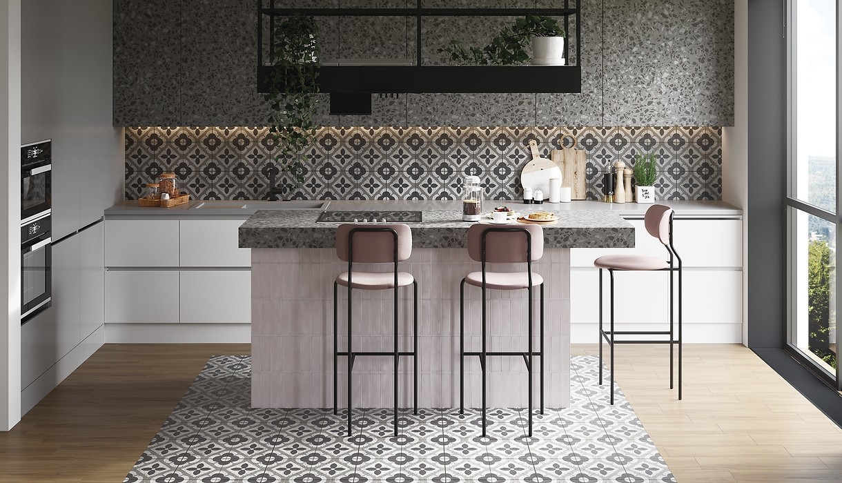 Плитка керамогранітна Flavio Grey 420x420x8 Opoczno - Зображення 1881201-38560.jpg