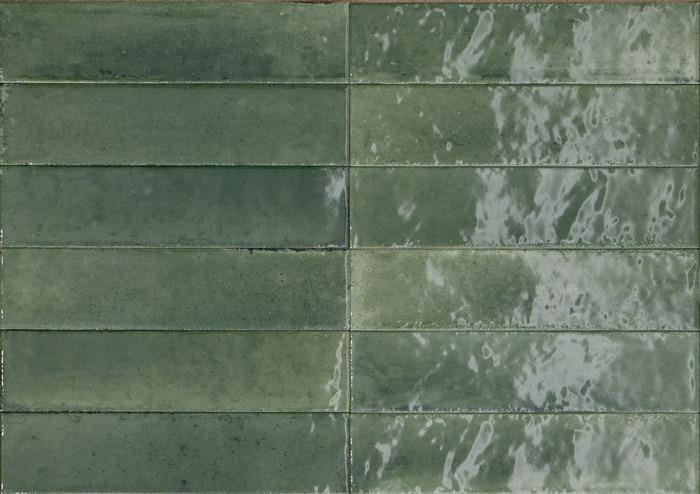 Плитка керамогранитная RCTZ Look Verde GLOSSY 60x240 Ragno - Зображення