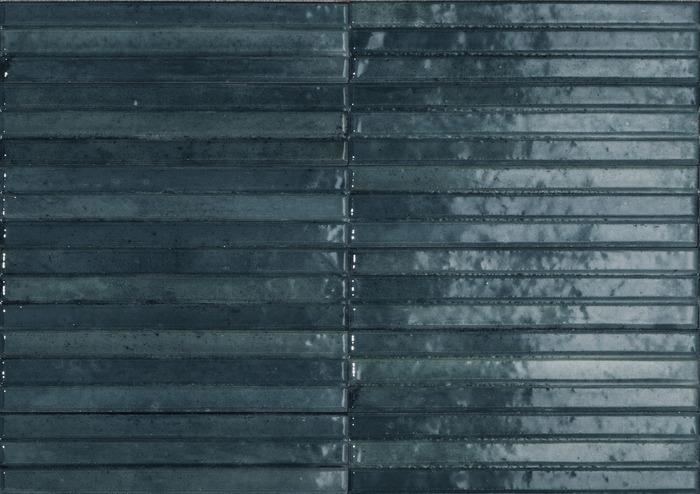 Плитка керамогранітна RCUA Look Blu 3D Yubi GLOSSY STR 60x240 Ragno - Зображення